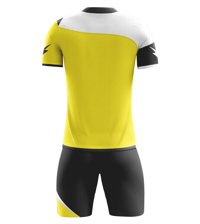 Completo Calcio Zeus Kit Lybra – T-shirt e Pantaloncini Manica Corta – Personalizzabile Loghi, Nome Numero PS 12809