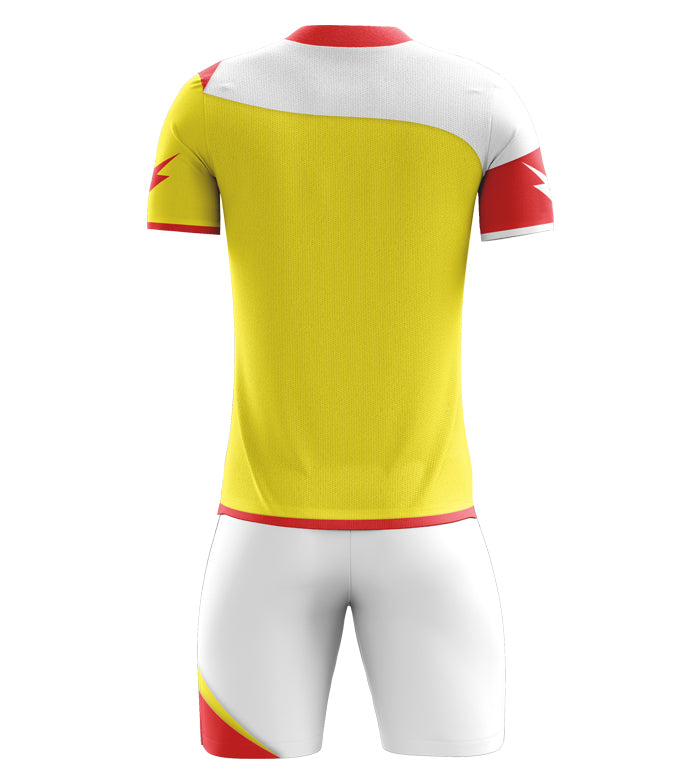 Completo Calcio Zeus Kit Lybra – T-shirt e Pantaloncini Manica Corta – Personalizzabile Loghi, Nome Numero PS 12809