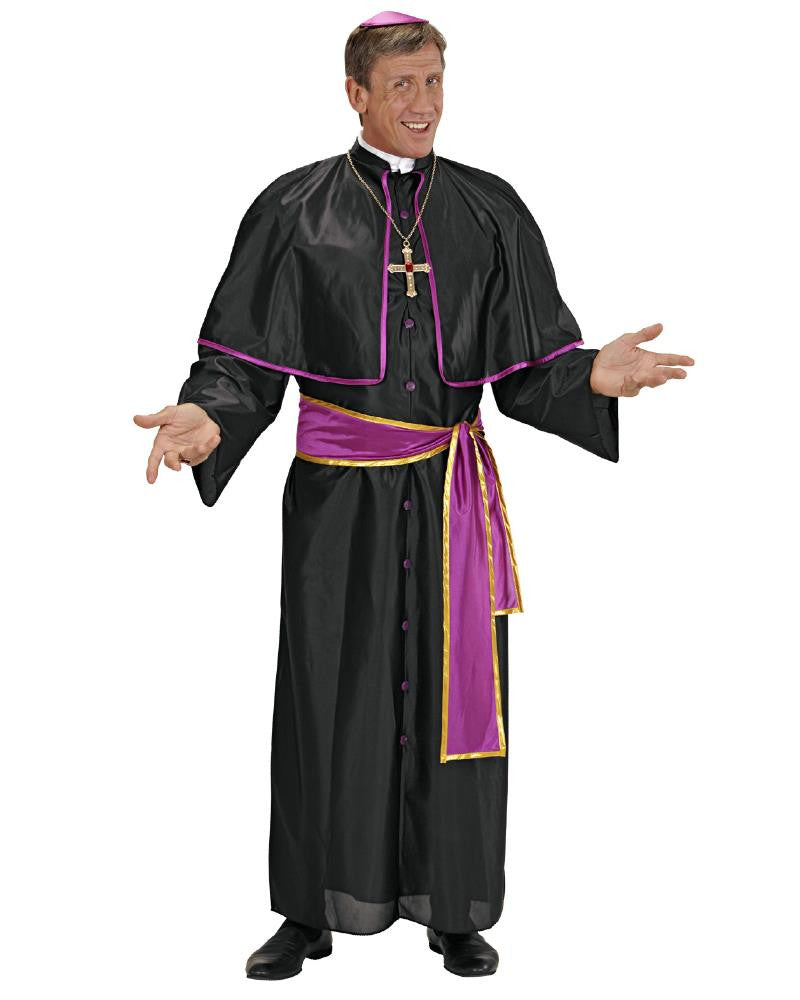 Costume di Carnevale Uomo Travestimento Cardinale - Chiesa Ecclesiastici – PS 26211