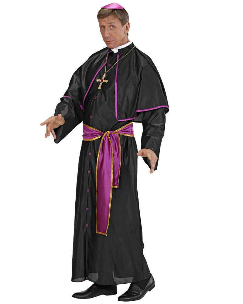 Costume di Carnevale Uomo Travestimento Cardinale - Chiesa Ecclesiastici – PS 26211