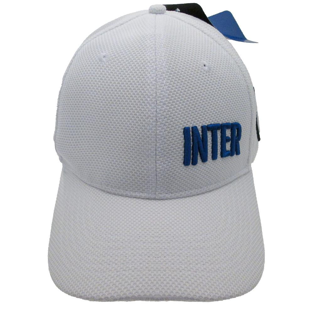 Cappellino Baseball Inter Bianco Logo Ricamato in Rilievo – FC Internazionale 03615