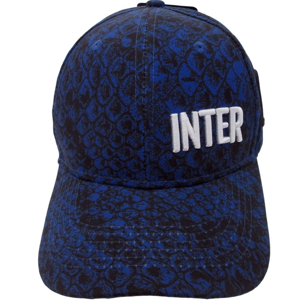 Cappellino Baseball Inter Pitonato Logo Ricamato in Rilievo – FC Internazionale 03614
