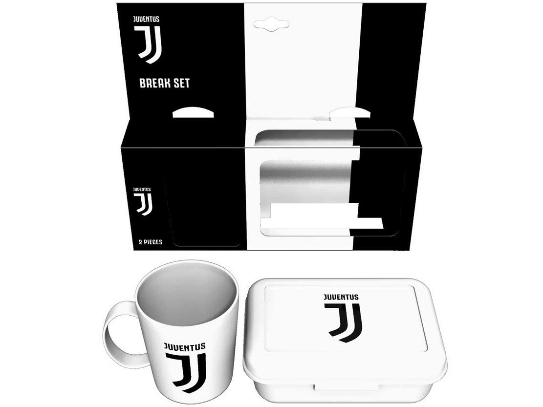 Set Gift Juventus – Porta Pranzo + Tazza in Plastica – Accessori Ufficiali – PS 18711