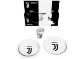 Set Gift Juventus – Piatto Piano + Piatto Fondo + Bicchiere – Accessori Ufficiali – PS 18708