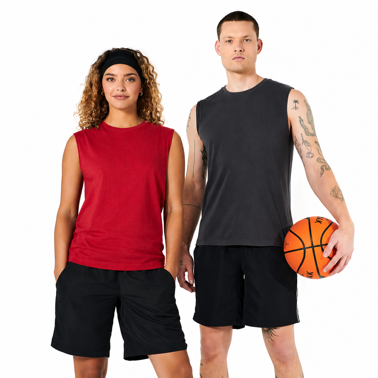 T-shirt Smanicata Unisex in Cotone / Canotta Personalizzabile  – PS 29999