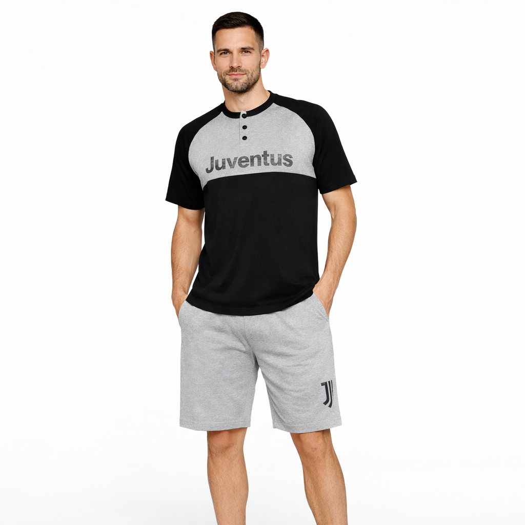 Pigiama Juventus T-Shirt + Pantaloncini – Personalizzabile – PS 30063