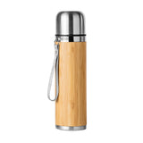 Thermos in Acciaio e Bambù a Doppia Parete – 420 ml – Cod. PS 00521 PRS