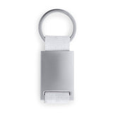 Portachiavi in Metallo con Cinturino in Poliestere Personalizzabile PS 00150