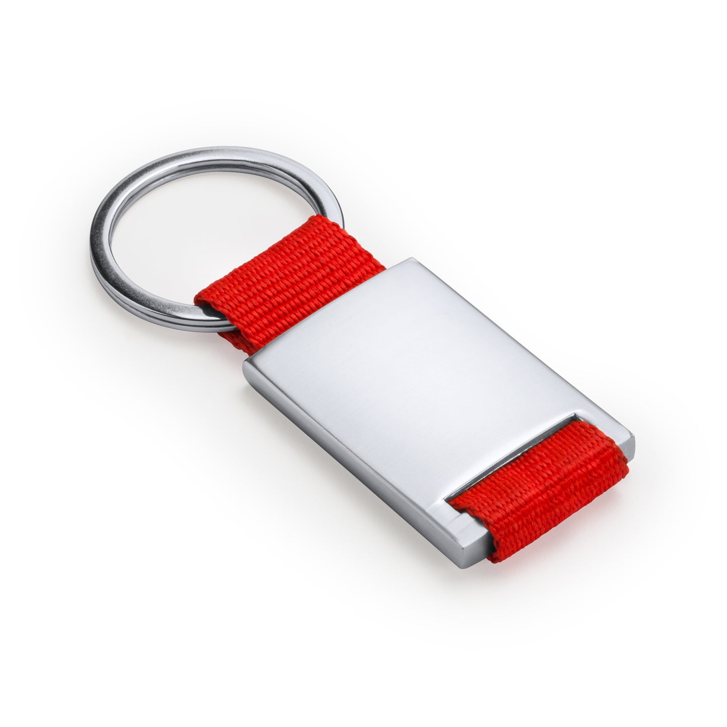 Portachiavi in Metallo con Cinturino in Poliestere Personalizzabile PS 00150