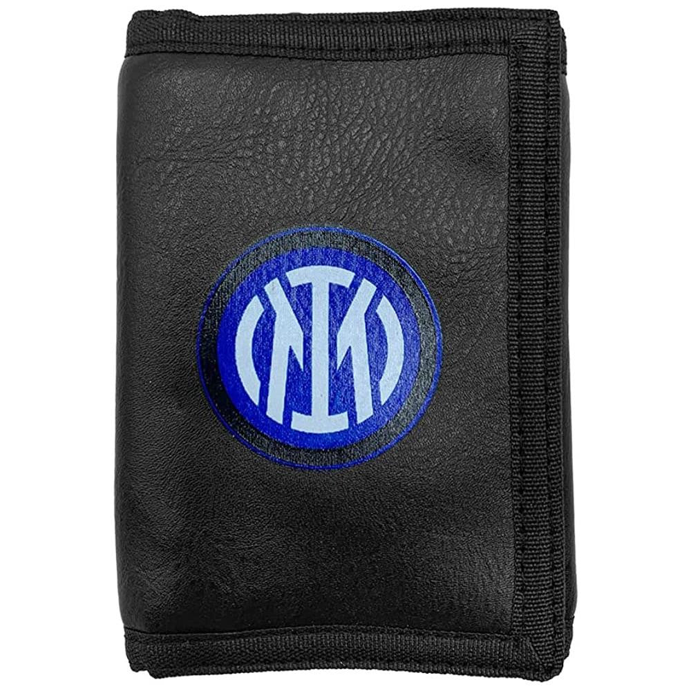 Portafoglio a Strappo Nero/Azzurro – Prodotto Ufficiale FC Internazionale Milano Cod. PS 40728