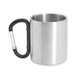 Tazza in Alluminio con Moschettone 230 ml – Personalizzabile  – PS 00530 PRS