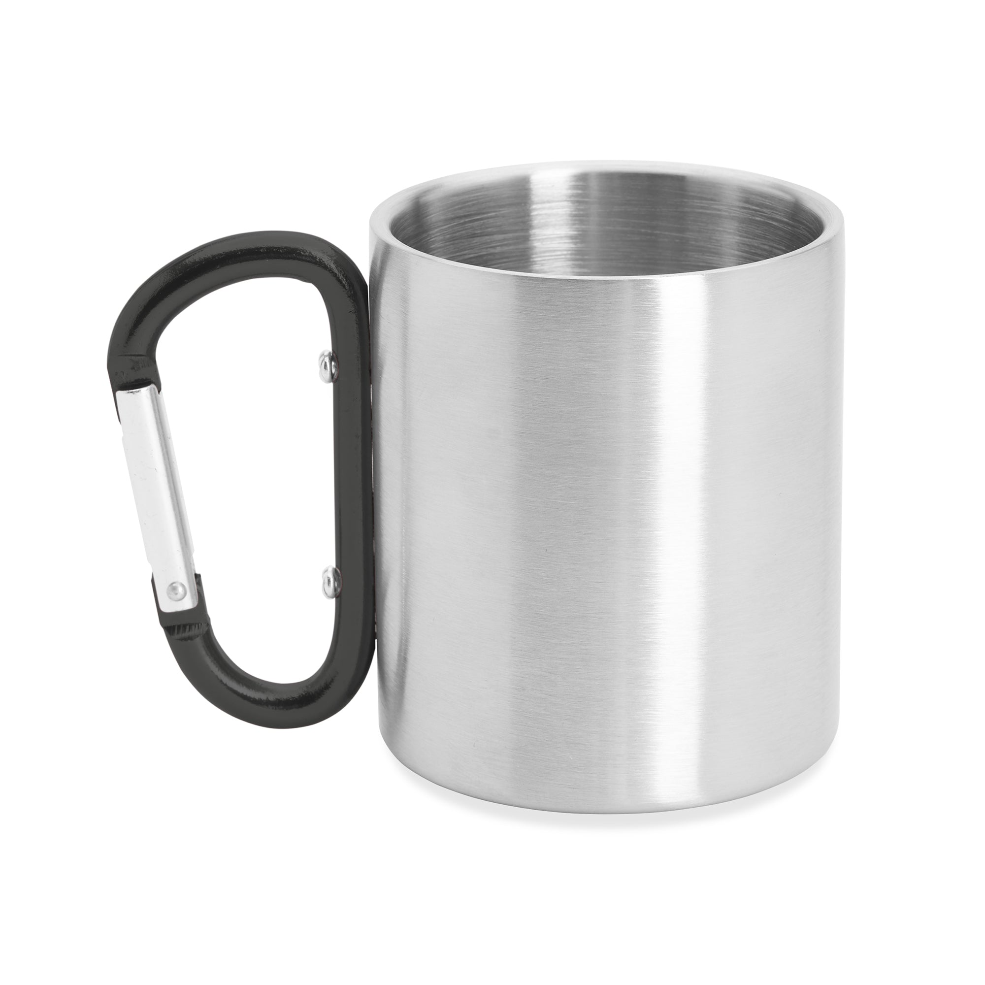 Tazza in Alluminio con Moschettone 230 ml – Personalizzabile  – PS 00530 PRS