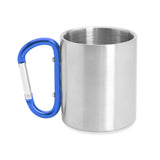 Tazza in Alluminio con Moschettone 230 ml – Personalizzabile  – PS 00530 PRS