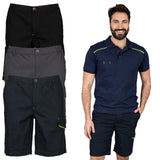Pantalone Corto Da Lavoro Zurigo Shorts Multitasche Elasticizzato Personalizzabile JRC PS 40844 PRS