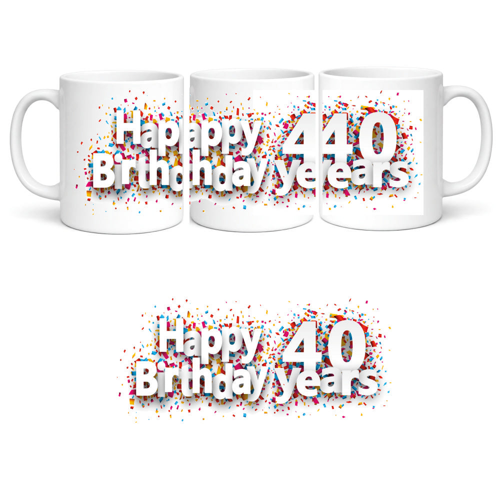Tazza in Ceramica Happy Birthday – Tazza Personalizzata PS 09370-0003