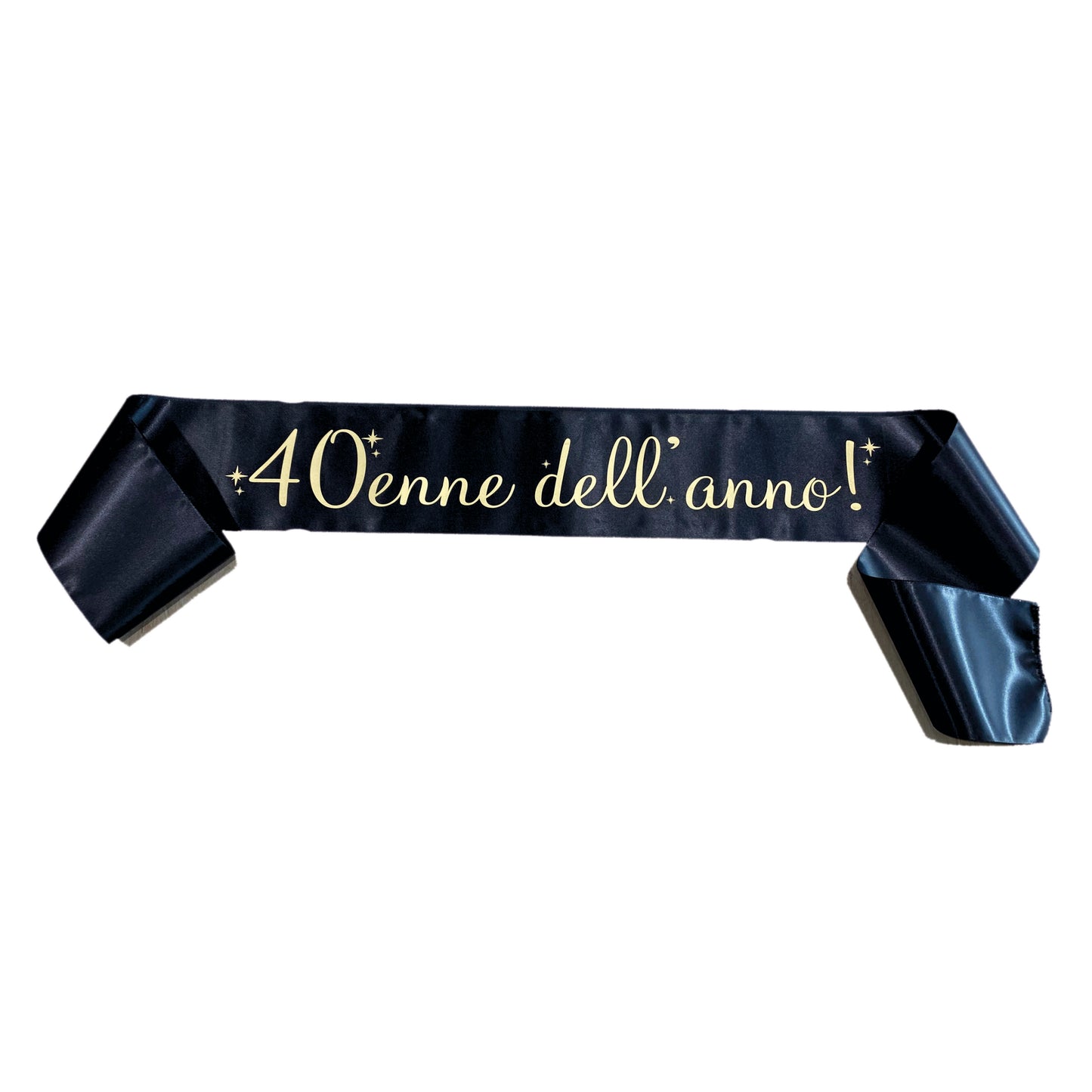 Fascia Compleanno Nera Personalizzata “18/20/30...Enne dell’Anno” – Gadget Party – PS 11447-001
