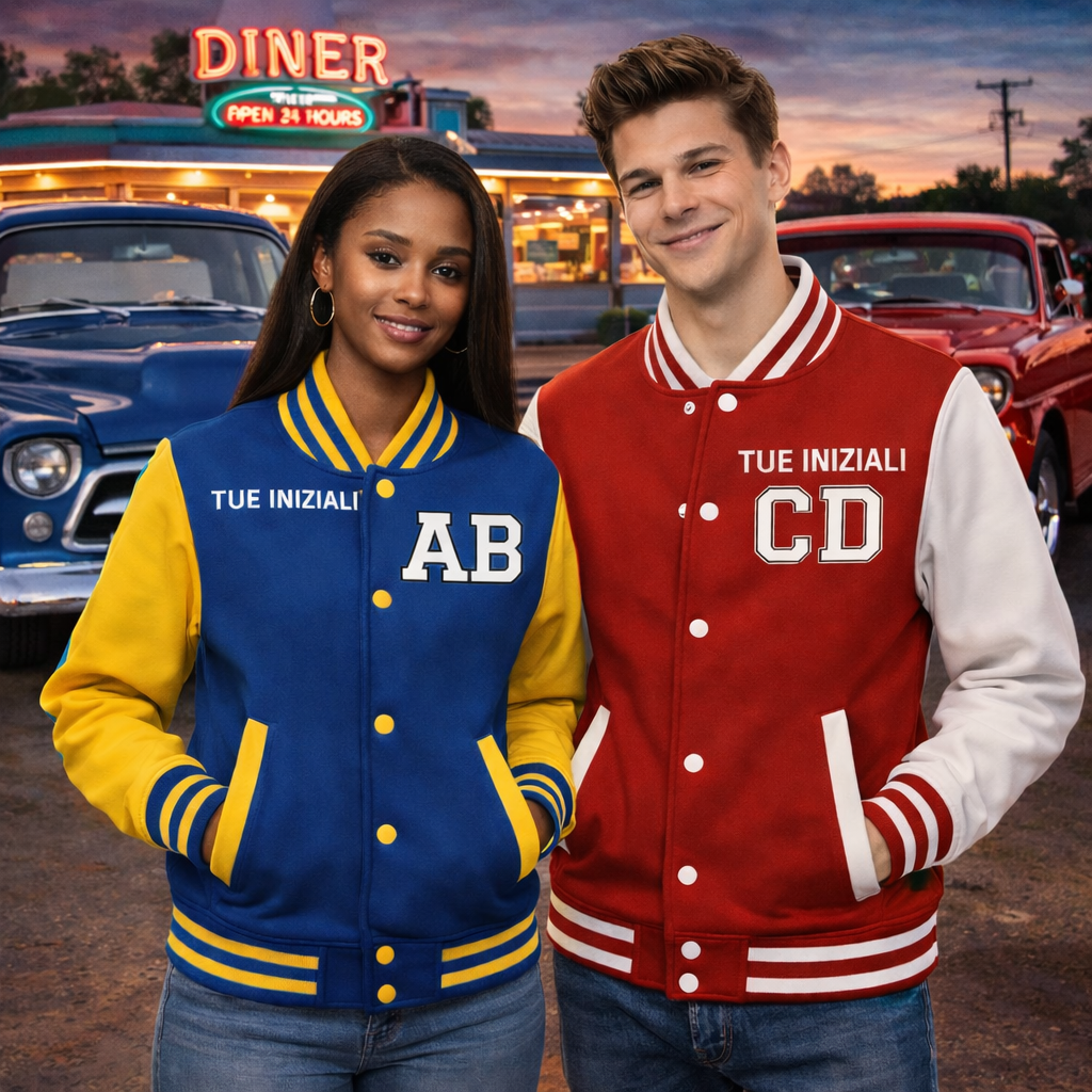 Giacca College Antivento Leggermente Imbottita Unisex  Bicolore California 220 g/m² PS 39330 PRS