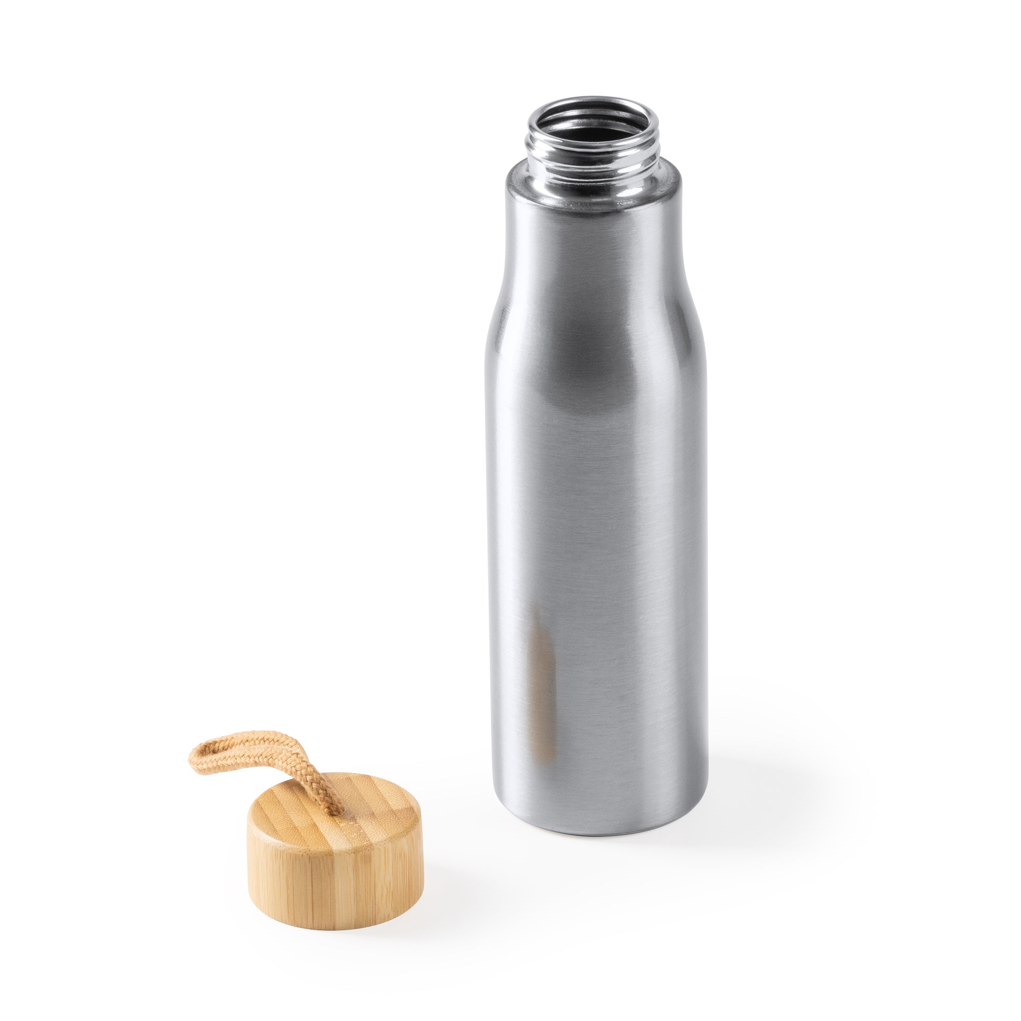 Borraccia in Acciaio Inossidabile e Bambù SOTOS con Laccetto – 600 ml PS 00532 PRS