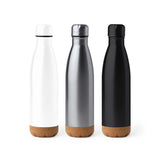 Borraccia in Acciaio Inossidabile KALE a Doppia Parete con Base in Sughero – 520 ml PS 00525 PRS