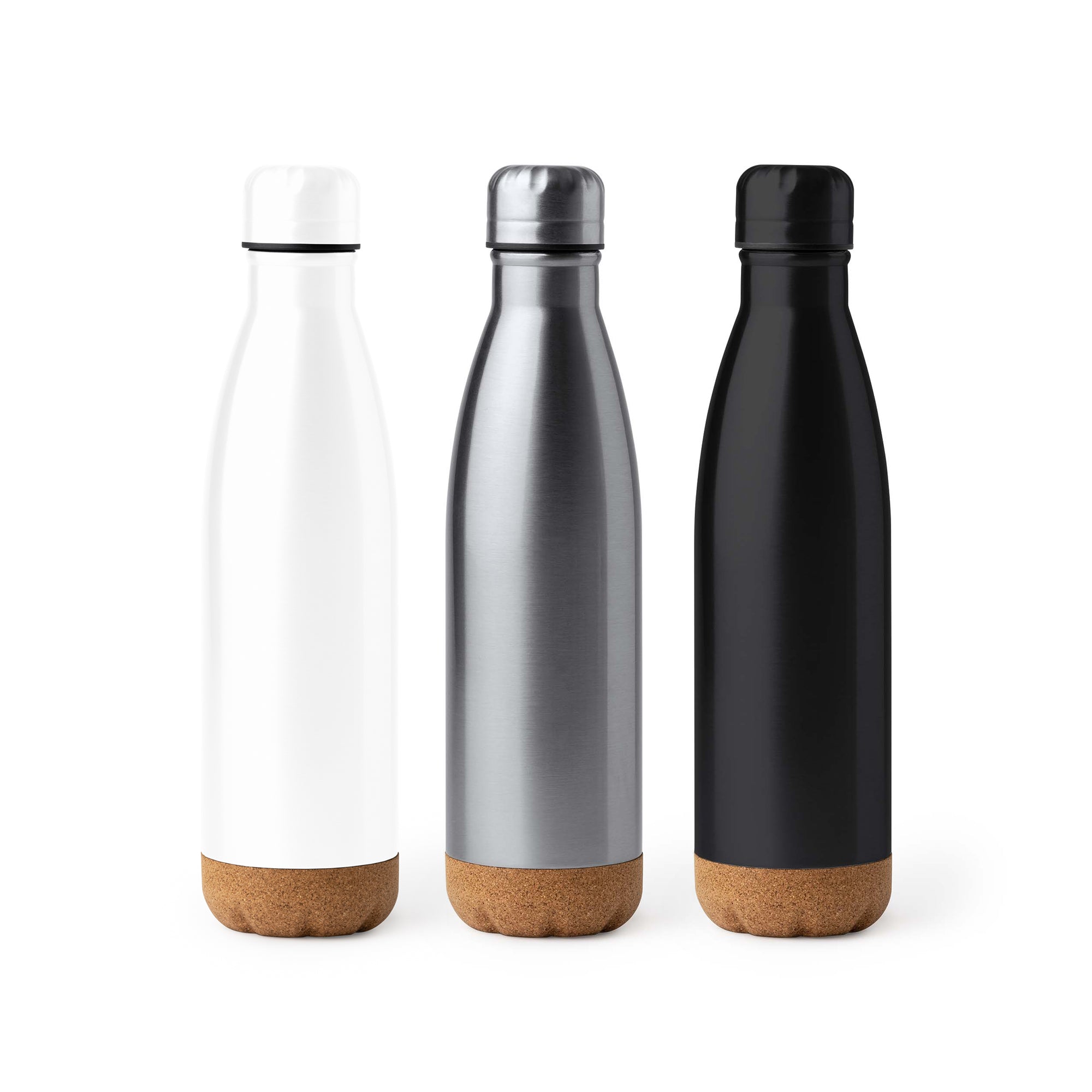Borraccia in Acciaio Inossidabile KALE a Doppia Parete con Base in Sughero – 520 ml PS 00525 PRS