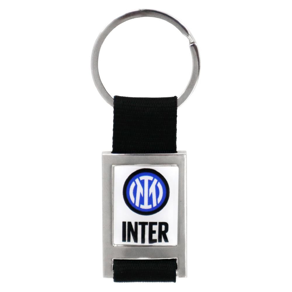 Portachiavi in Metallo Inter con Logo Ufficiale Stampato – PS 41100