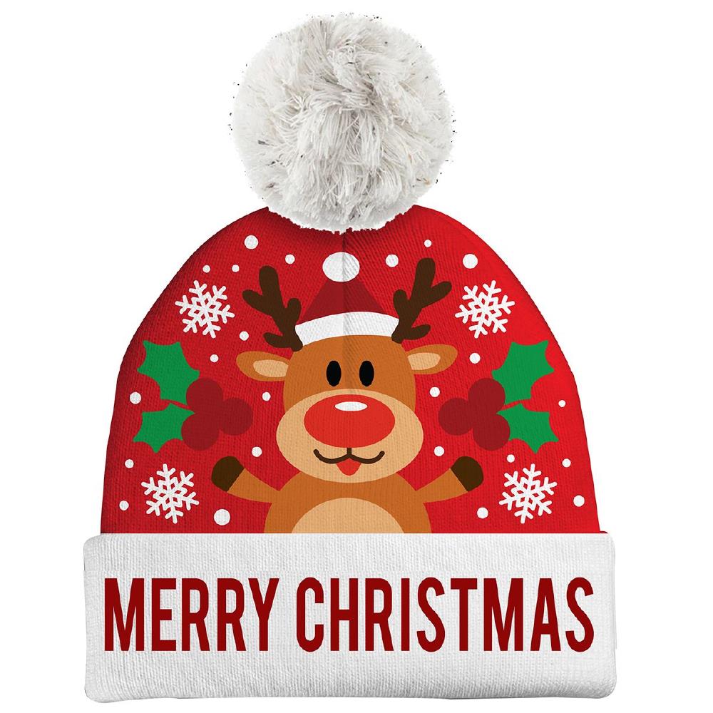 Cappello di Natale Effetto Lana – Berretto Natalizio – PS 33554