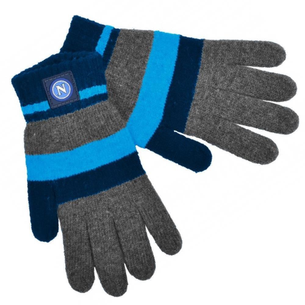 Guanti Touch Screen a Righe SSC Napoli – Gadget Tifosi Ufficiale – Mod. PS 41330