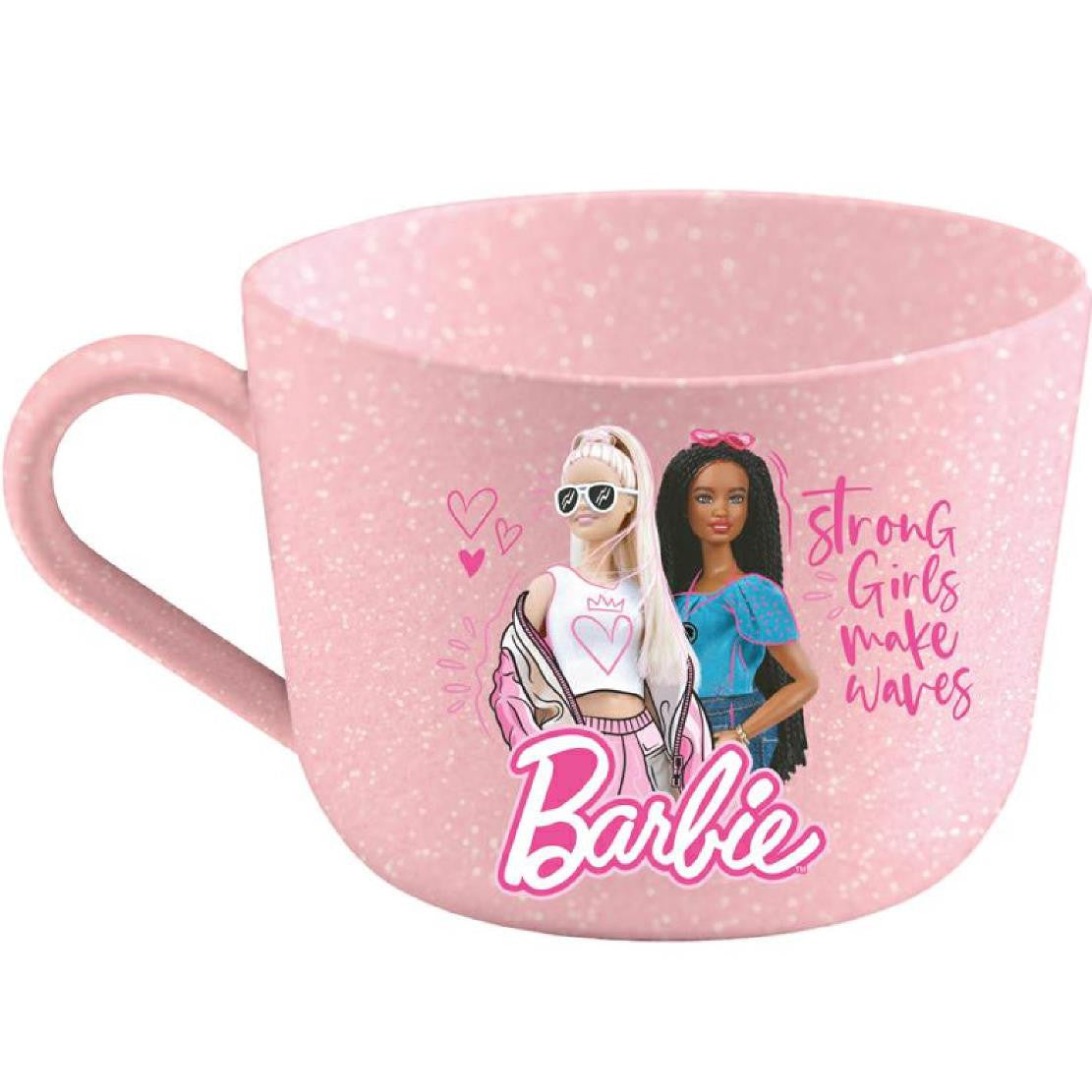 Tazza Colazione Barbie con Manico – Polipropilene – Prodotto Ufficiale – PS 41372
