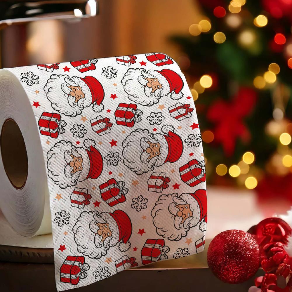 Rotolo Carta Igienica WC Elfi / Babbo Natale – 2 Strati 30 m – PS 33562
