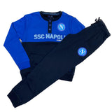 Pigiama SSC Napoli Ufficiale Caldo Cotone Interlock Ragazzo / Uomo – PS 41418