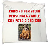 Cuscino per Sedia Personalizzabile con Foto o Frasi – Cod. 40483 PRS