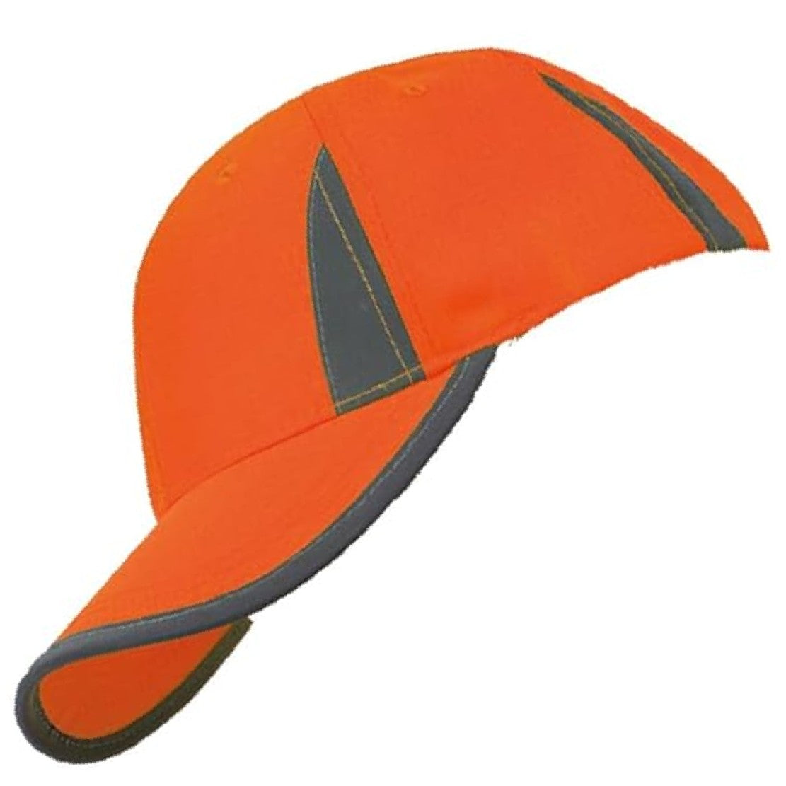 Cappello Alta Visibilita' con Bande Riflettenti Cappellino con Visiera Personalizzabile con Stampa o Ricamo PS 05320
