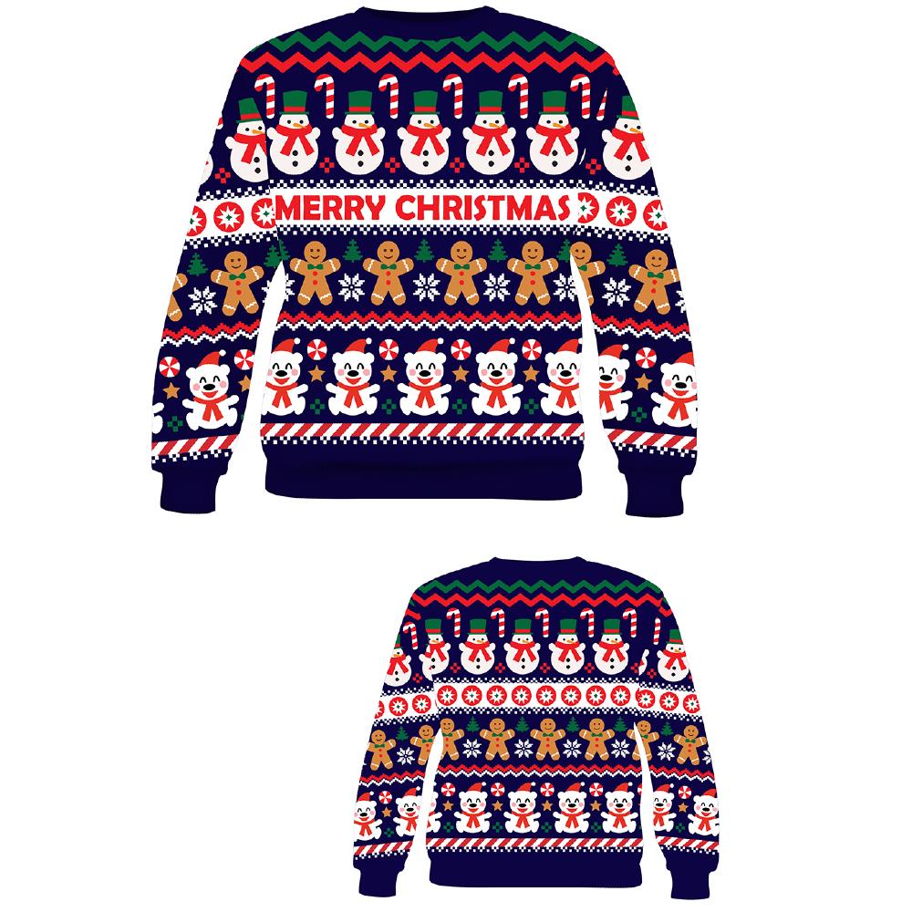 Maglione di Natale Snowman – Pullover Natalizio Uomo Adulto – PS 33550-BS