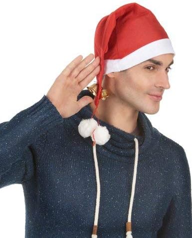Cappello Babbo Natale con Campanelle – PS 24833
