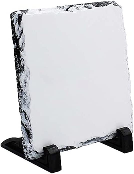 Cornice in Pietra Ardesia Quadrata – Gadget Personalizzato 10×10 cm PS 13093