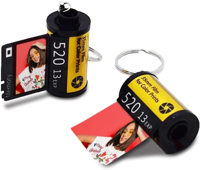 Portachiavi Stile Rullino Fotografico Personalizzabile Con Foto – Idea Regalo PS 00077