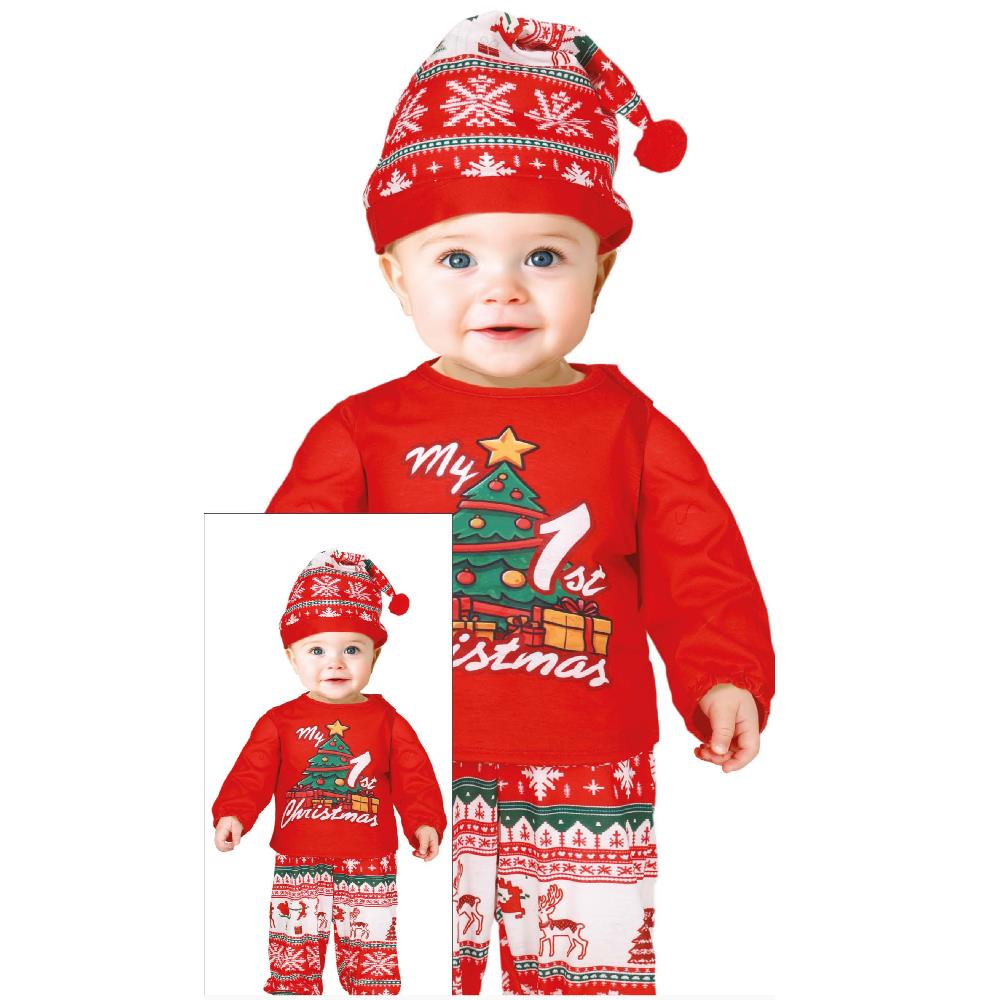 Pigiama Neonato “My 1st Xmas” Babbo Natale – Pigiami Santa Klaus – PS 33561