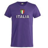 T-Shirt Italia Personalizzabile con Nome e Numero – Cotone – Bambino e Uomo – PS 27431