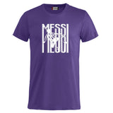 T-shirt Messi 10 Tifosi Calcio Argentina 100% Cotone Personalizzabile Con Nome e Numero PS 27431-A034