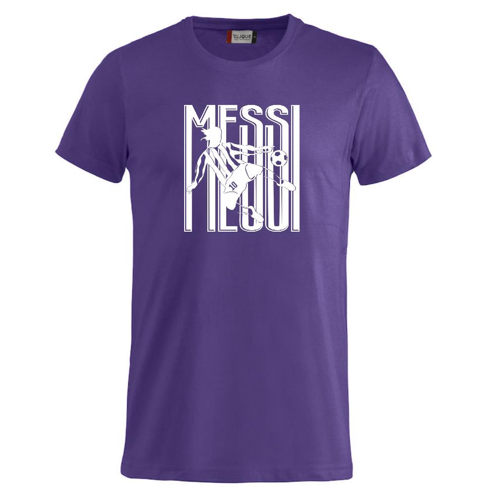 T-shirt Messi 10 Tifosi Calcio Argentina 100% Cotone Personalizzabile Con Nome e Numero PS 27431-A034