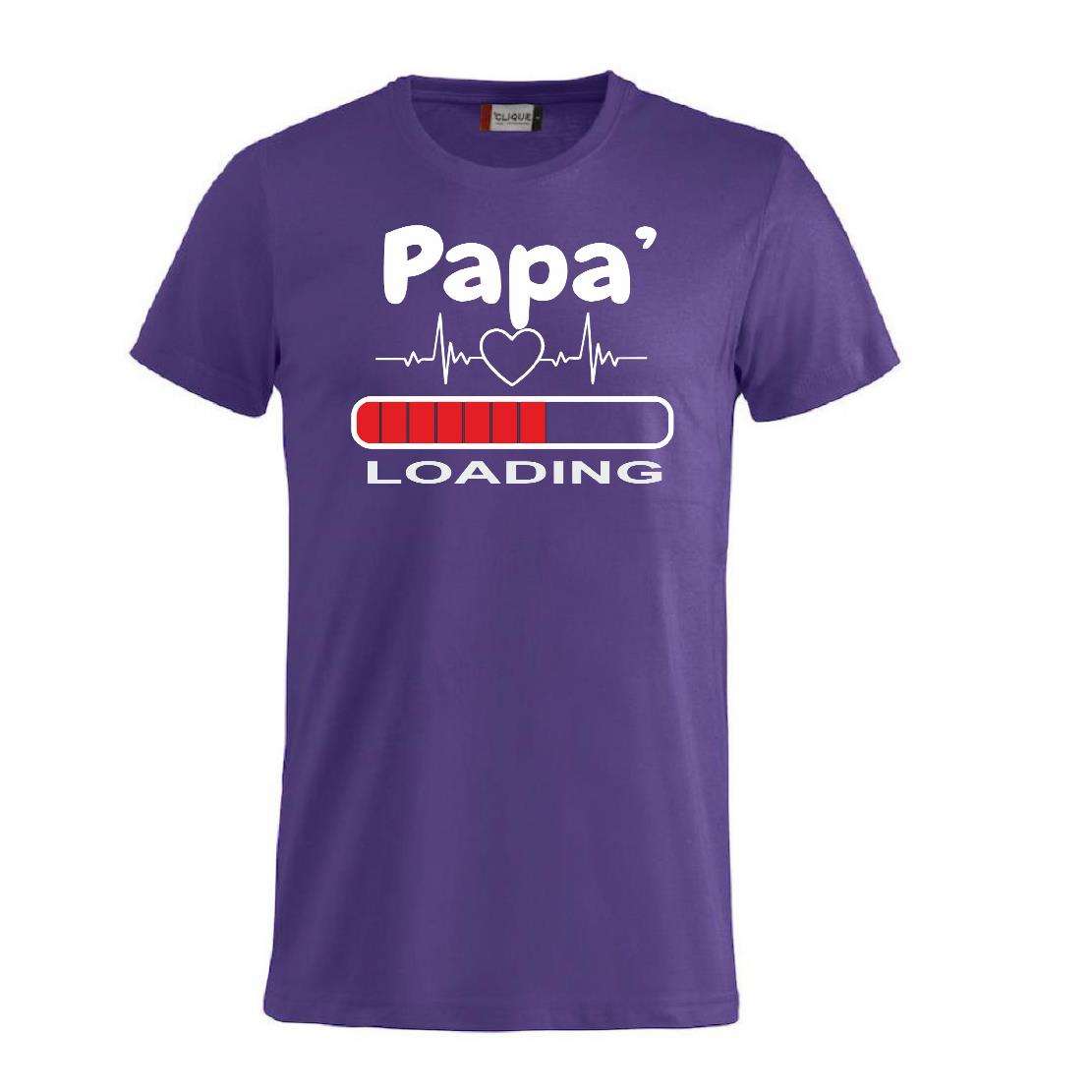 T-Shirt Personalizzabile Unisex “Papà loading...” – Festa del papà – PS 27431-A055