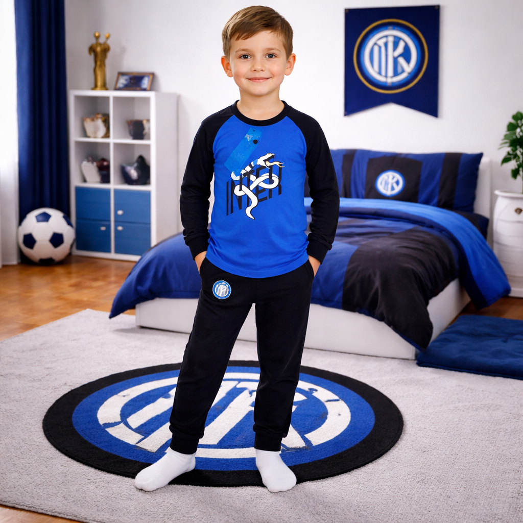 Pigiama Bambino Inter F.C. in Caldo Cotone – Prodotto Ufficiale – PS 41122