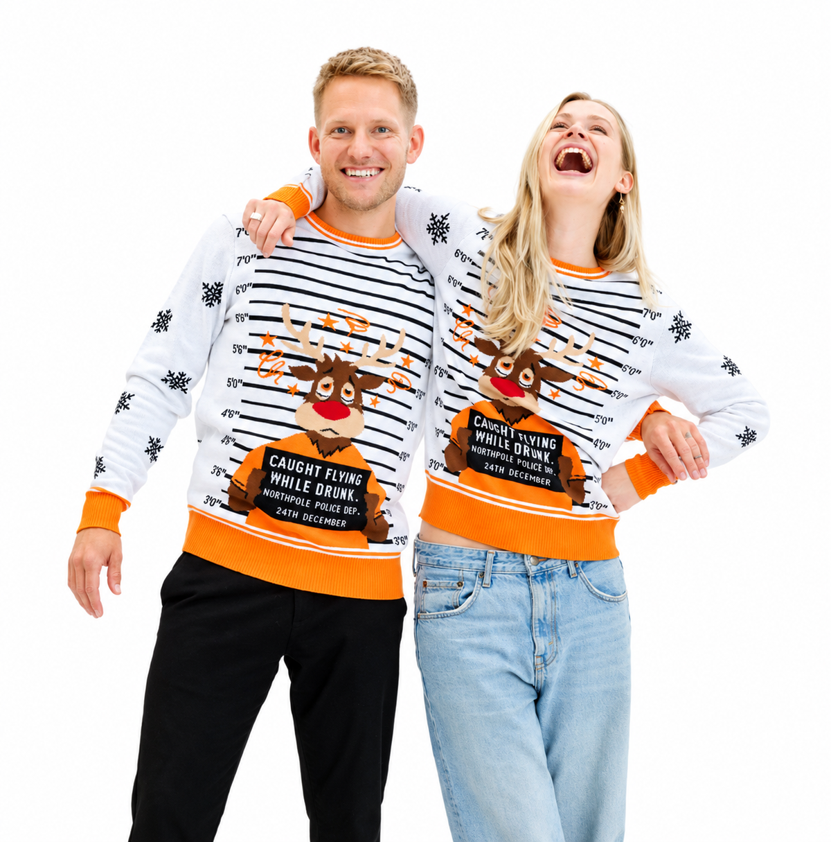 Maglione Natalizio Criminal Rudolph Maglioni Natale Unisex – PS 33620