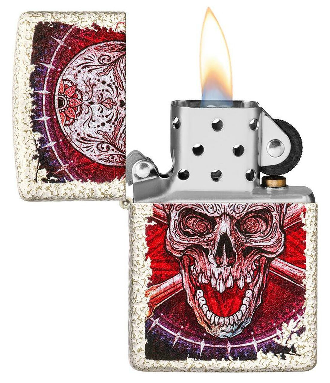 Accendino Zippo Skull Design 49410 – Made in USA – PS 12002