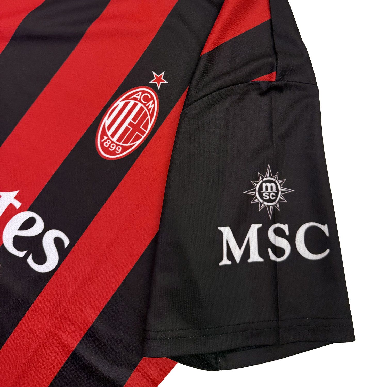Maglia Calcio Milan Rosso Nera – Replica Ufficiale ACMILAN – Personalizzabile con Nome e Numero PS 40482