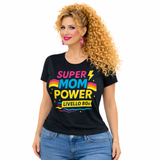 T-Shirt Donna Super Mom Power Anni 80– Idea Regalo Festa della Mamma – PS 28870-027