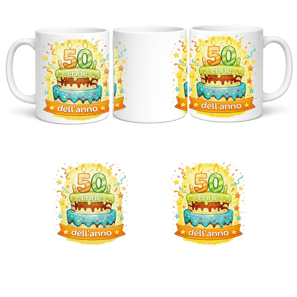Tazza in Ceramica Torta di compleanno – Tazza Personalizzata PS 09370-0004
