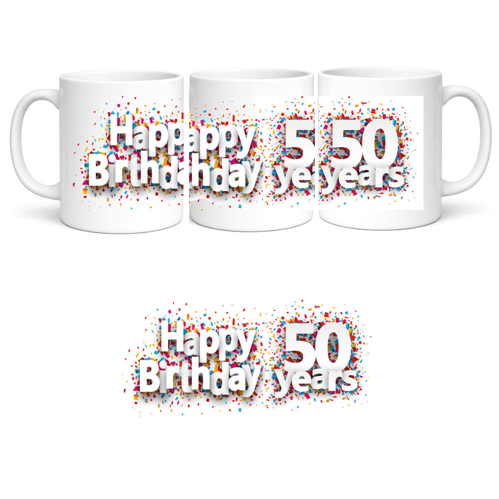 Tazza in Ceramica Happy Birthday – Tazza Personalizzata PS 09370-0003