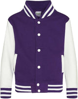 Felpa Baseball Varsity Junior Jacket Giacca College Personalizzabile Con Iniziali PS 36017 PRS