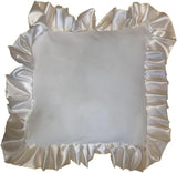 Cuscino Lusso con Volant Personalizzabile – 48×48 cm – Cod. 40460 PRS